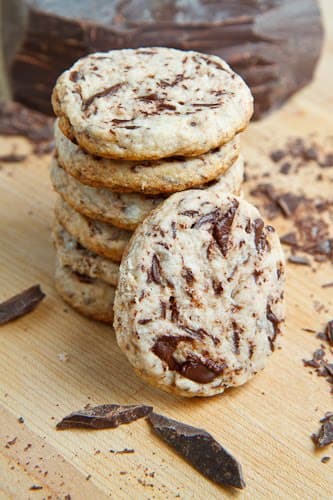 Dark Chocolate Shortbread with Fleur de Sel