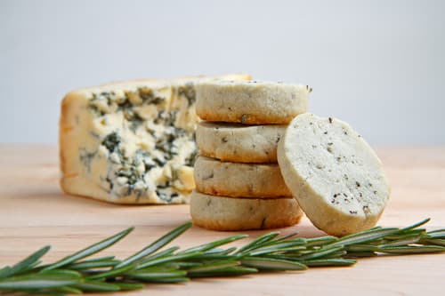 Stilton and Rosemary Shortbread