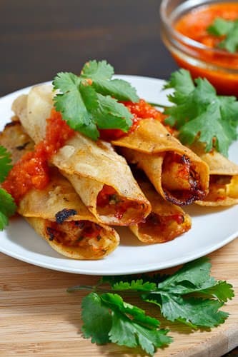 Crispy Rolled Shrimp Tacos