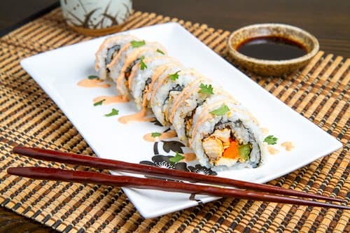 Buffalo Chicken Sushi