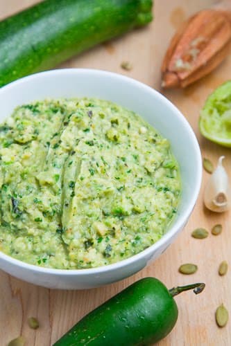 Roast Zucchini Salsa