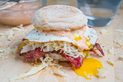 Breakfast Reuben Sandwich