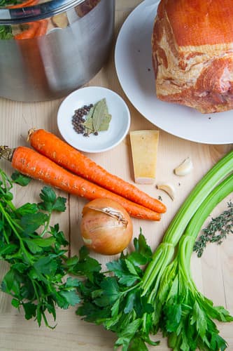 Ham Broth (and How to Cook a Smoked and Cured Picnic Ham)