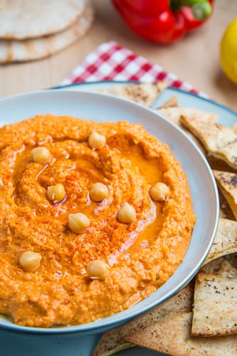 Roasted Red Pepper Hummus