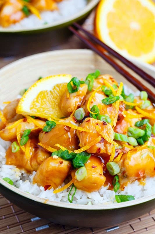 20 Minute Light Orange Chicken