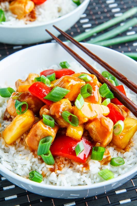 20 Minute Light Sweet and Sour Chicken