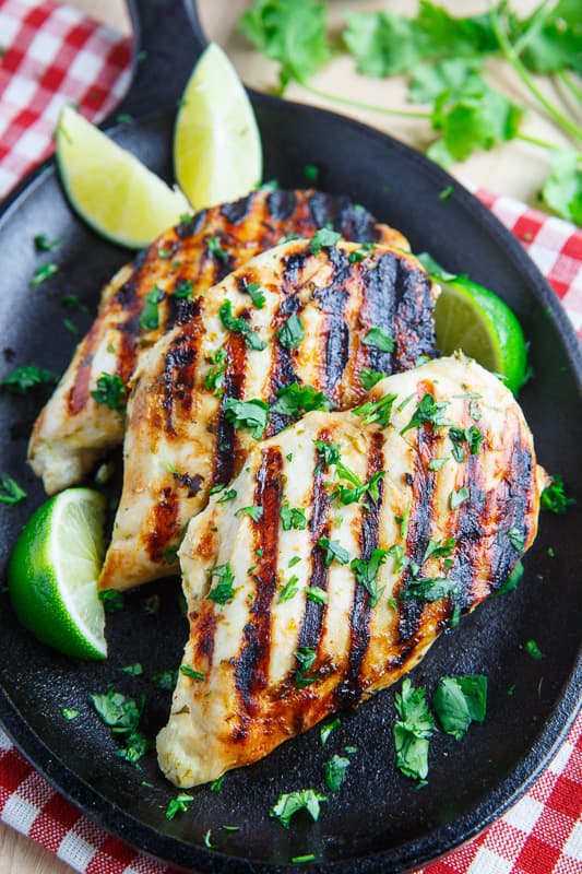 Cilantro Lime Grilled Chicken