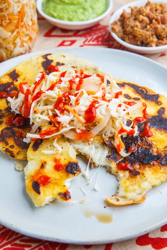 Pupusas con Cortido
