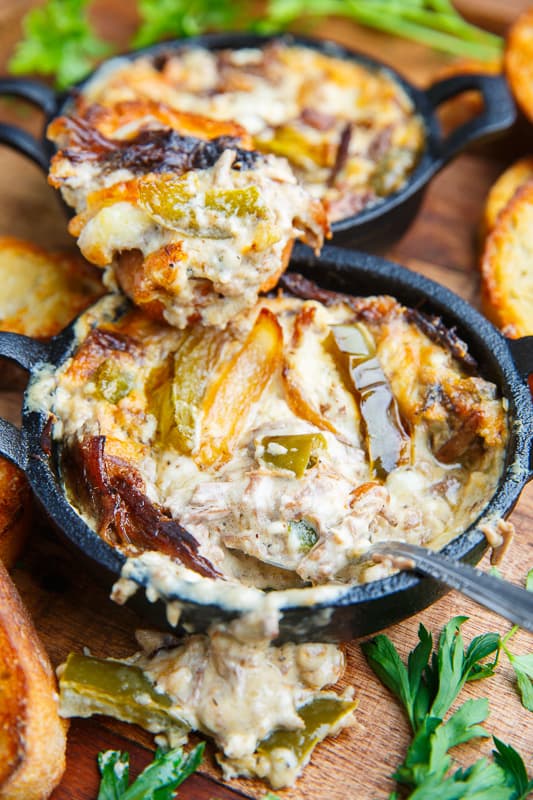 Pot Roast Beef Philly Cheese Steak Dip