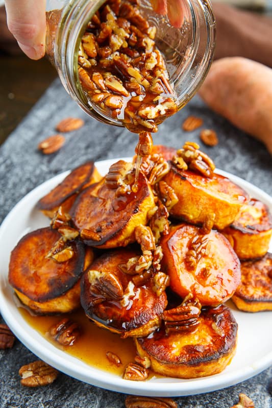 Maple Pecan Melting Sweet Potatoes