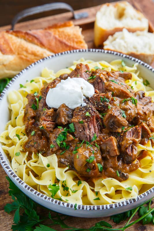 Pot Roast Beef Stroganoff
