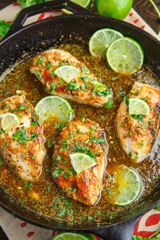 Cilantro Lime Skillet Chicken