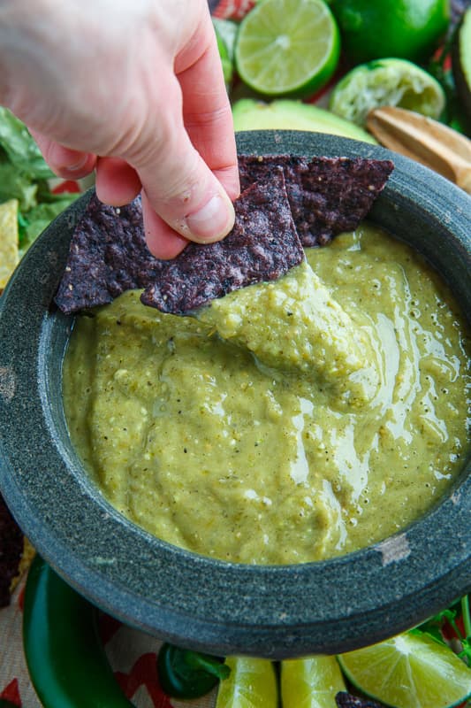 Creamy Avocado Salsa Verde
