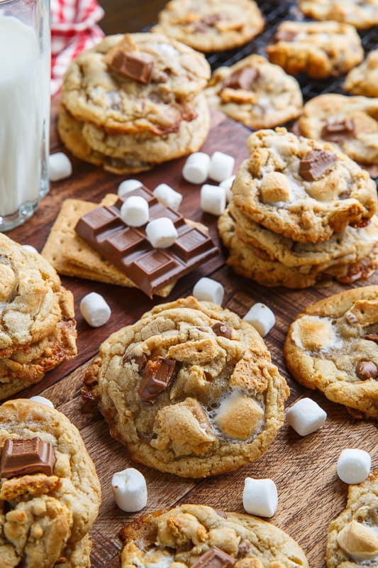 S’mores Chocolate Chip Cookies