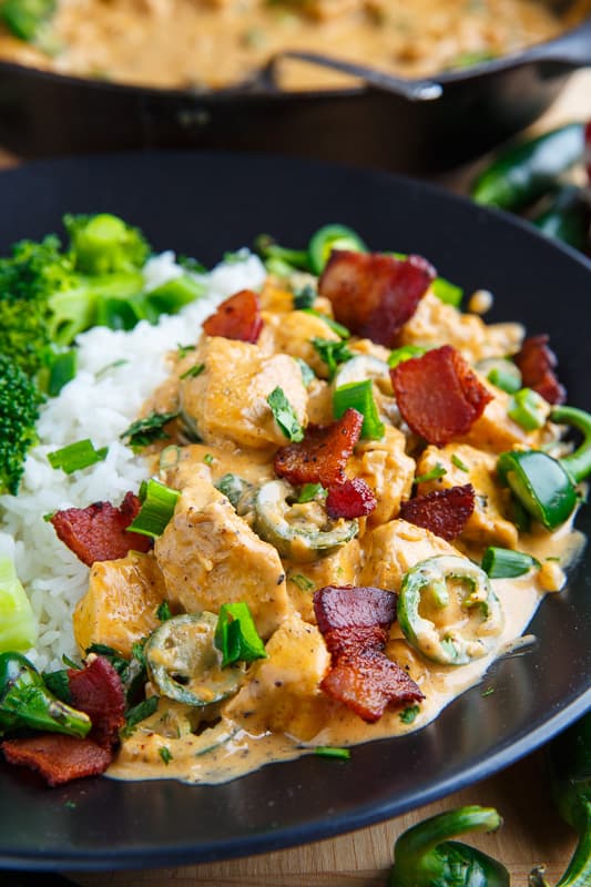 Jalapeno Popper Skillet Chicken