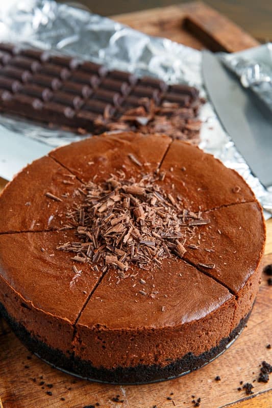 Dark Chocolate Cheesecake (medium 6-7 inch)