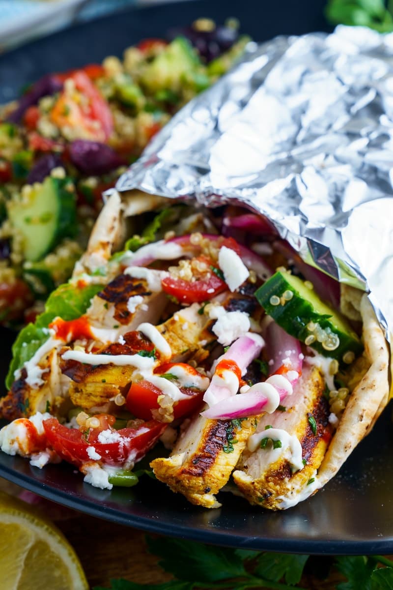 Chicken Shawarma Wraps