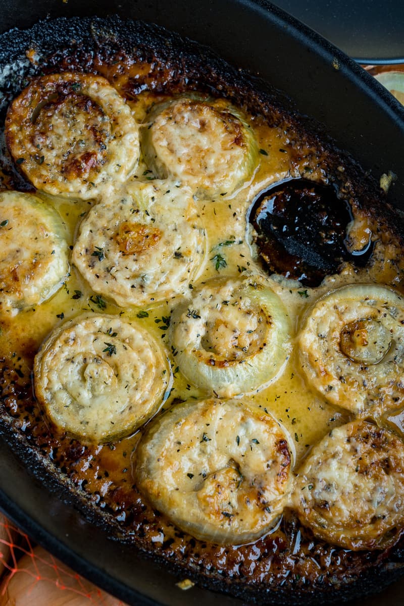 Asiago Roasted Onions