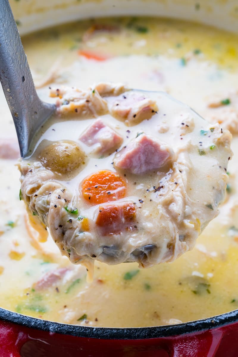 Chicken Cordon Bleu Soup