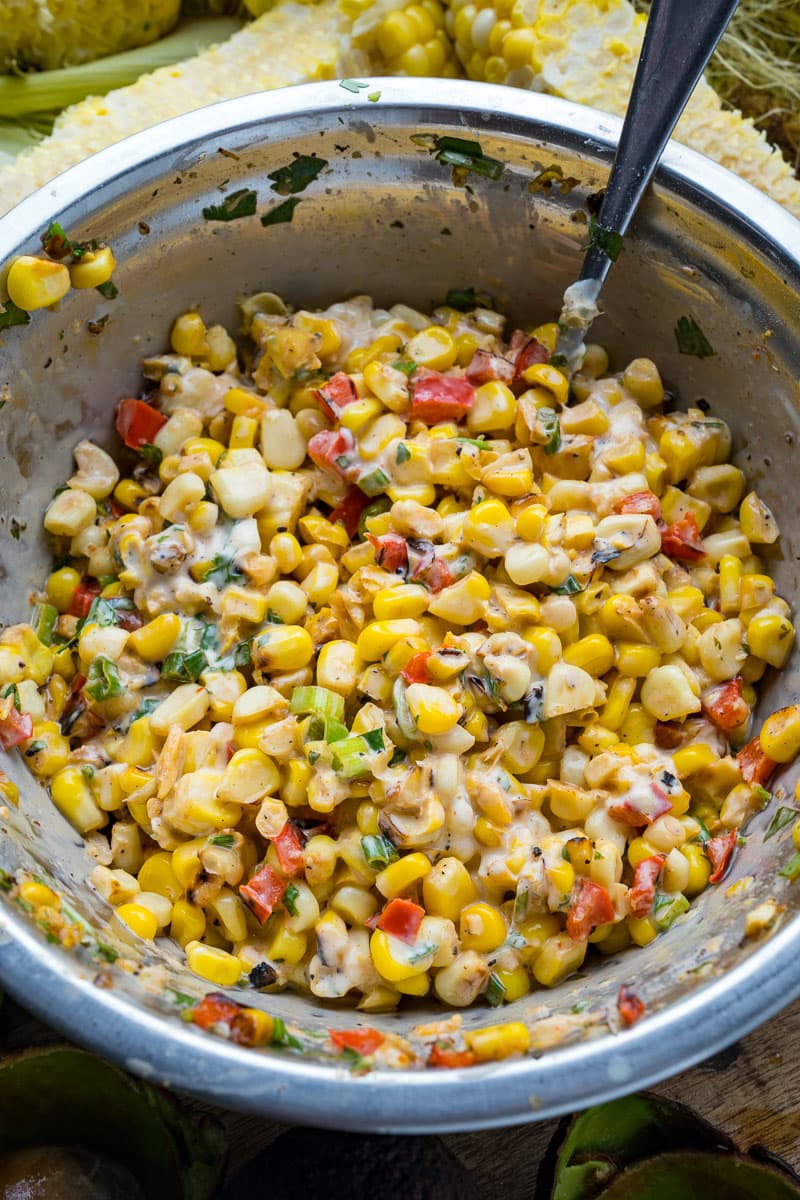 Sriracha Lime Corn Salad