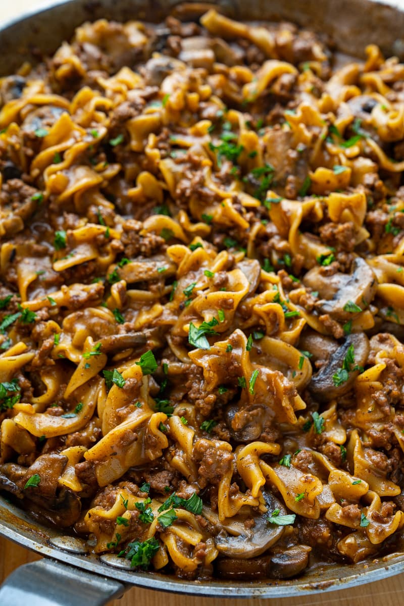 One-pan Beef Stroganoff