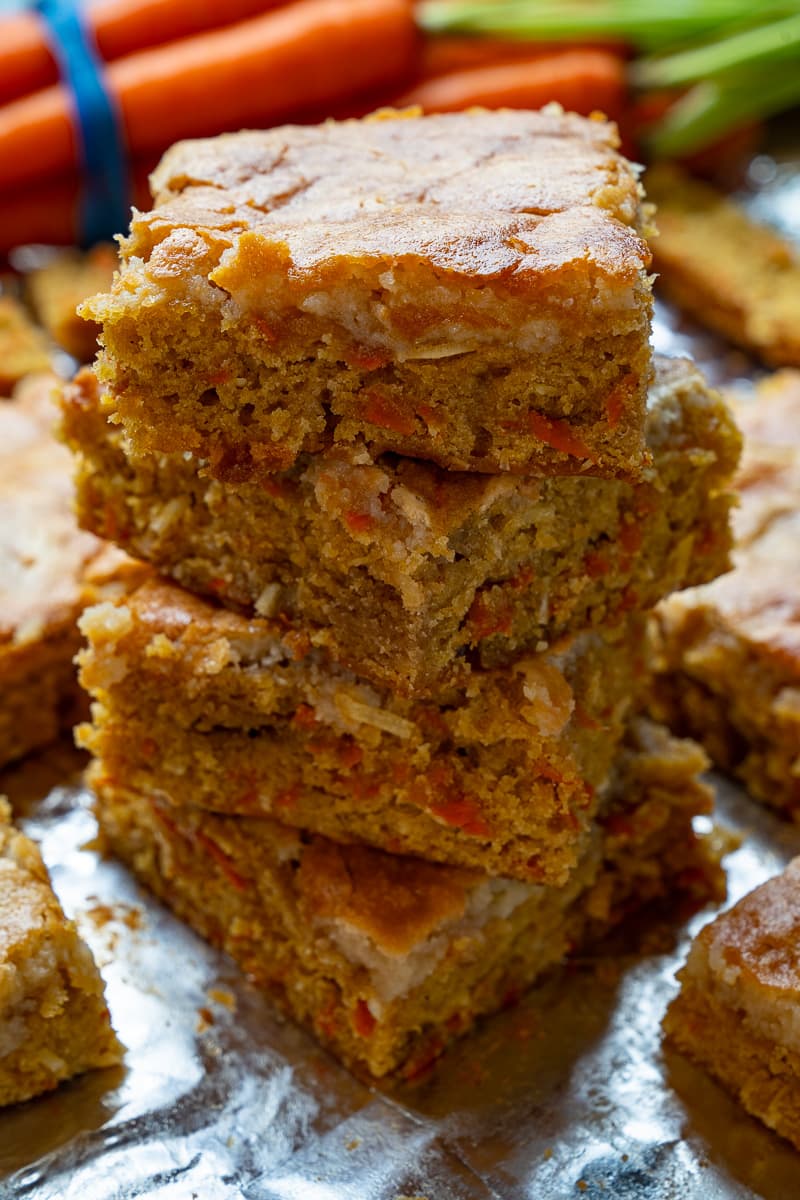Carrot Cake Cheesecake Bars