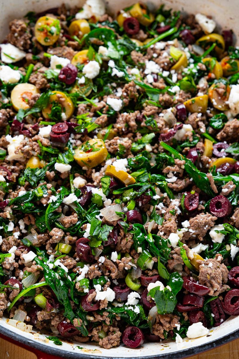 Greek Beef Skillet