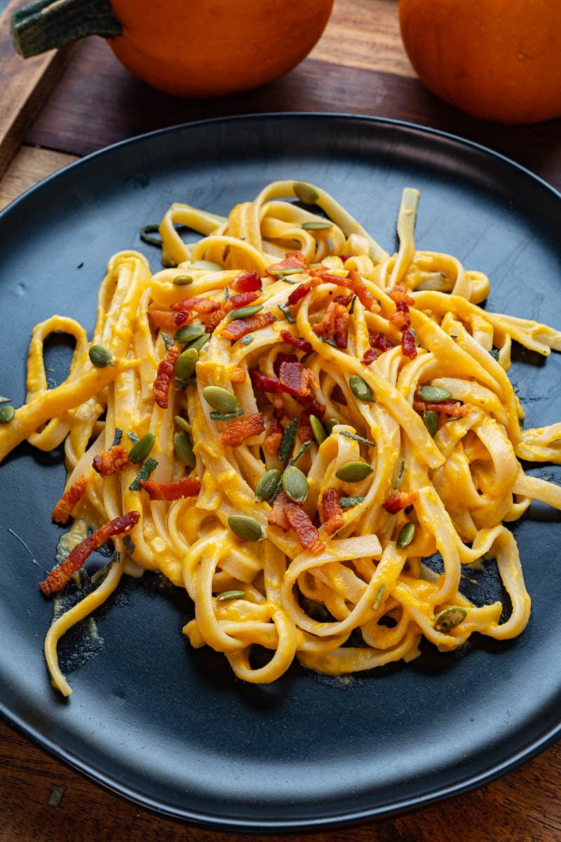 Pumpkin Alfredo Pasta