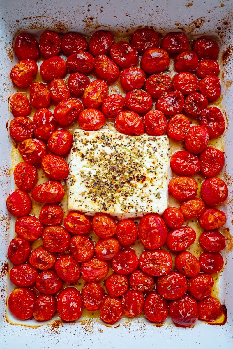 Baked Tomato and Feta Pasta