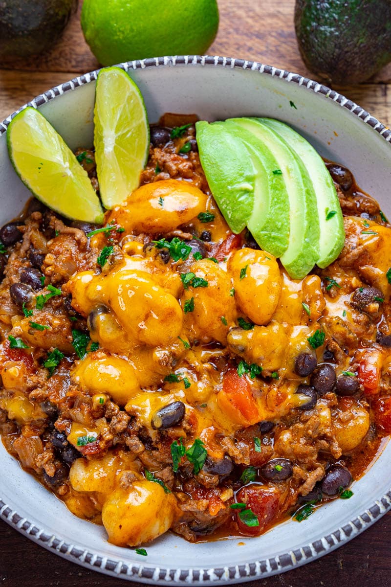 Taco Beef Gnocchi