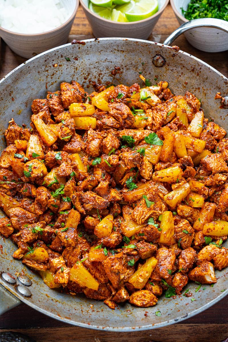 Skillet Chicken al Pastor