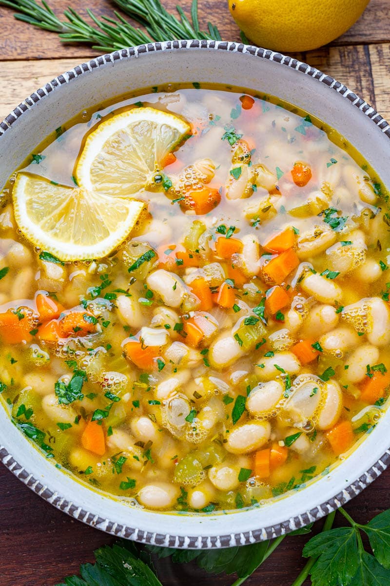 White Bean and Rosemary Soup