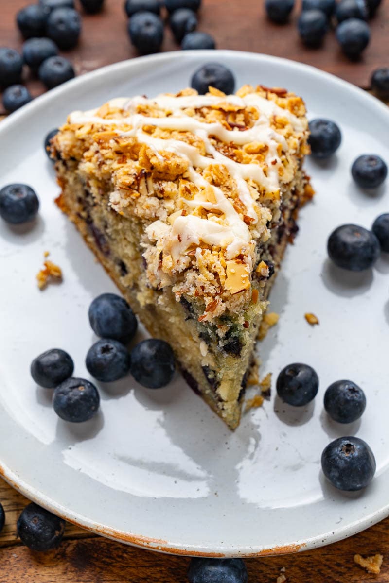 Blueberry Almond Coffee Cake