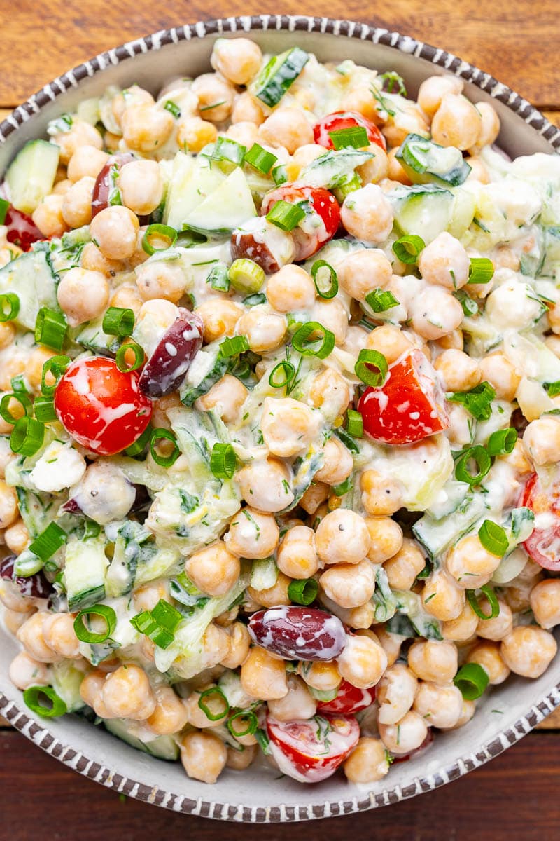 Tzatziki Chickpea Salad