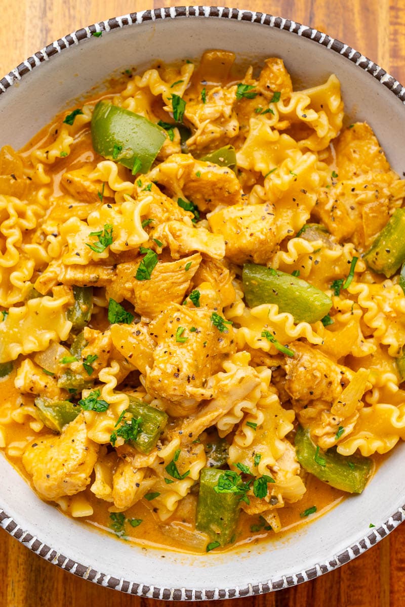 Chicken Cheesesteak Pasta