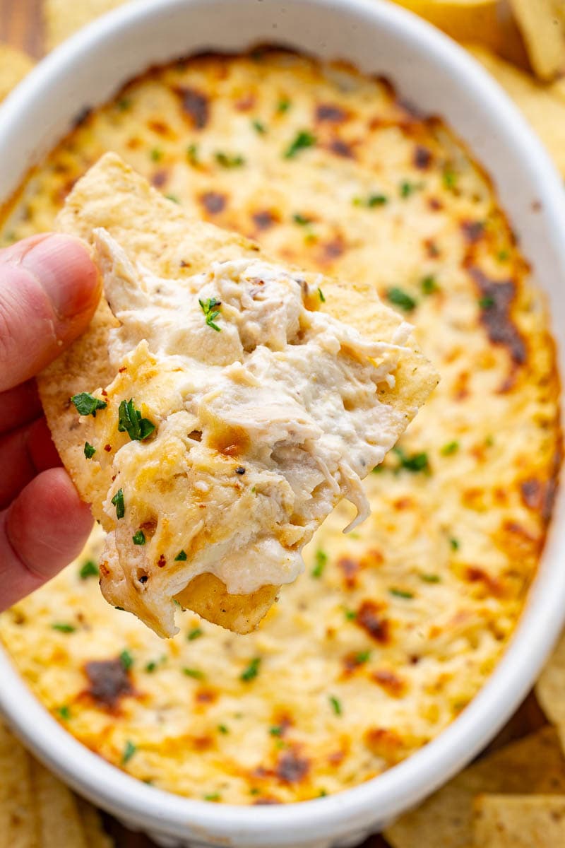 Chicken Caesar Dip