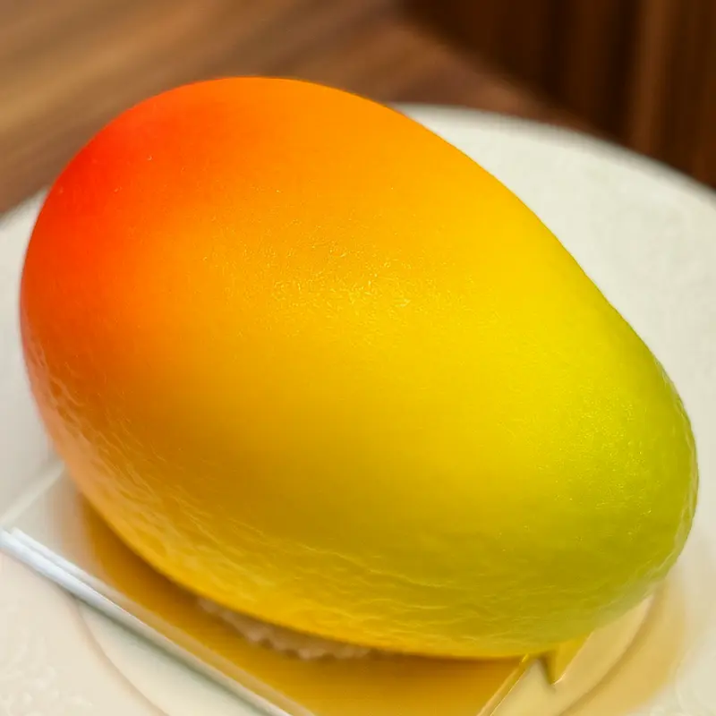 Tropical Mango Ganache Mousse Dessert