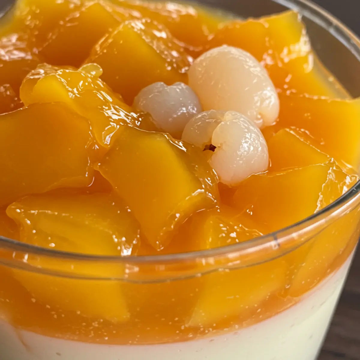Mango Jelly for Panna Cotta