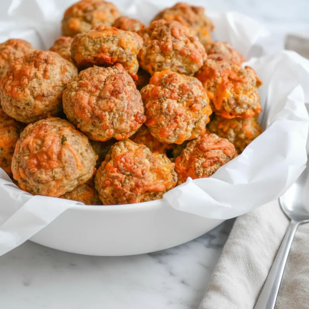 Cheddar Bay Biscuit Sausage Balls