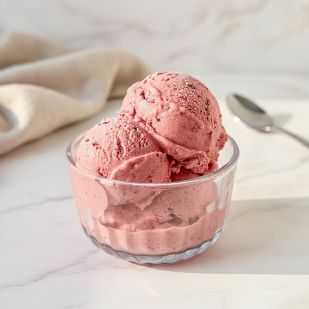 Ninja Creami Strawberry Protein Ice Cream