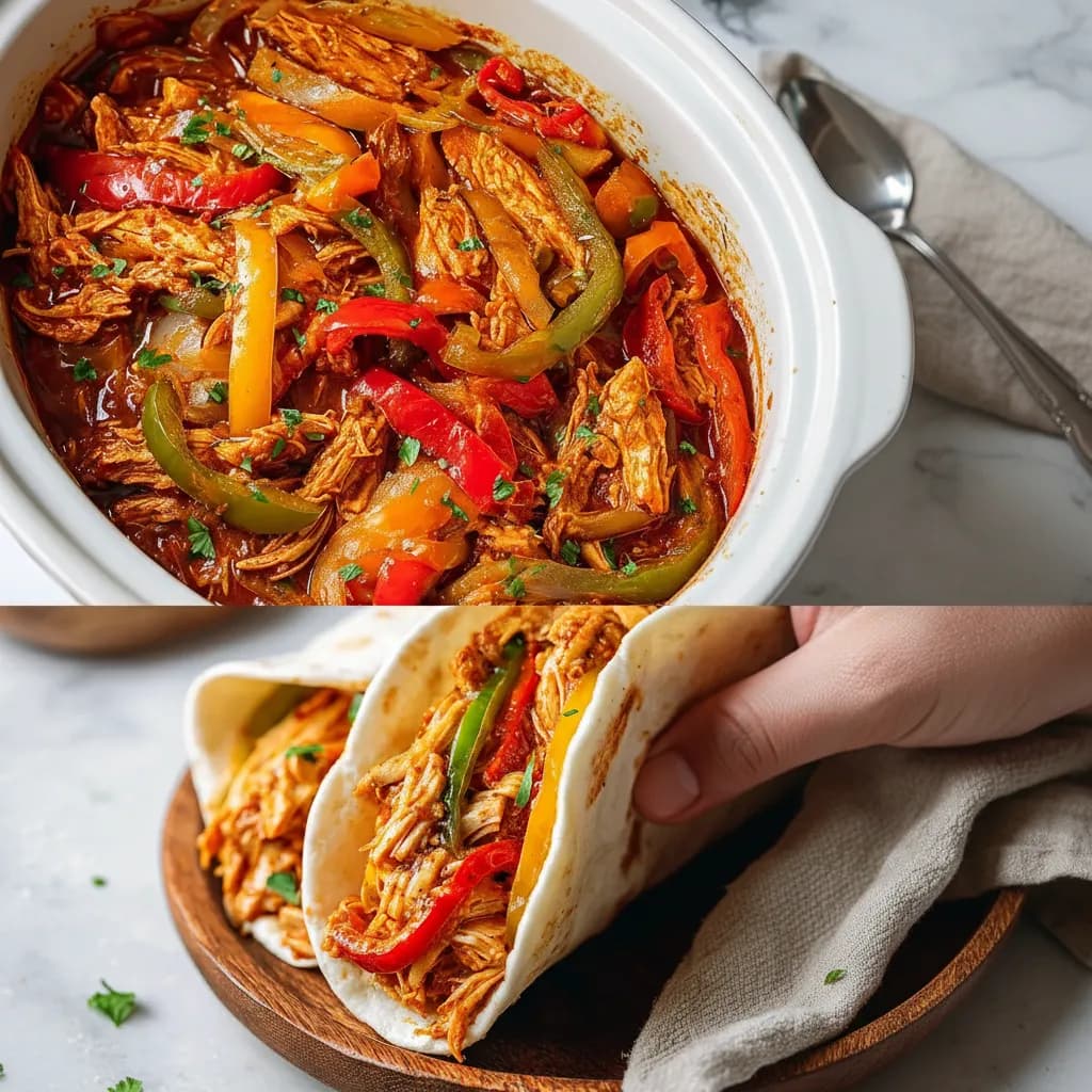 Slow Cooker Chicken Fajitas