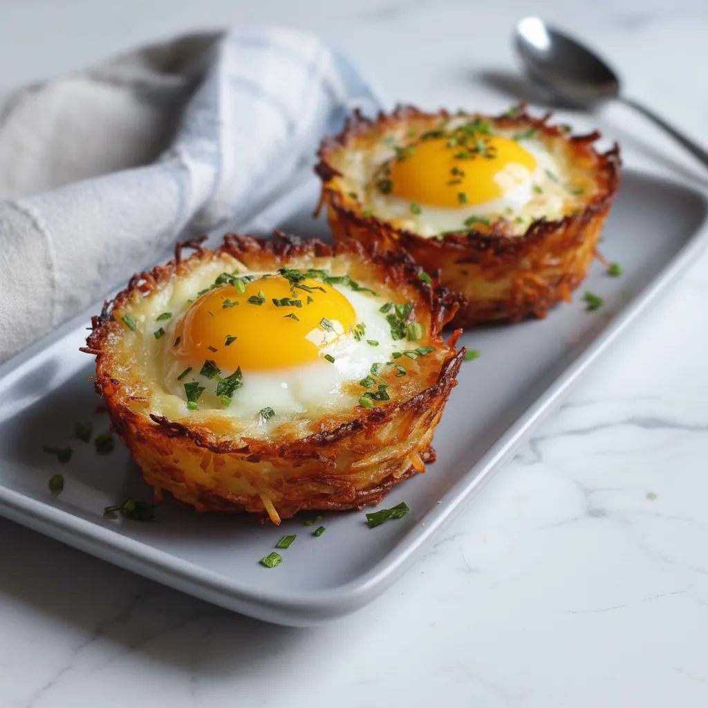 Hash Brown Egg Baskets