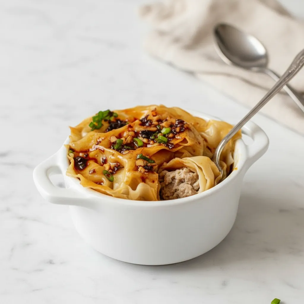 Quick & Tasty Dumpling Lasagna