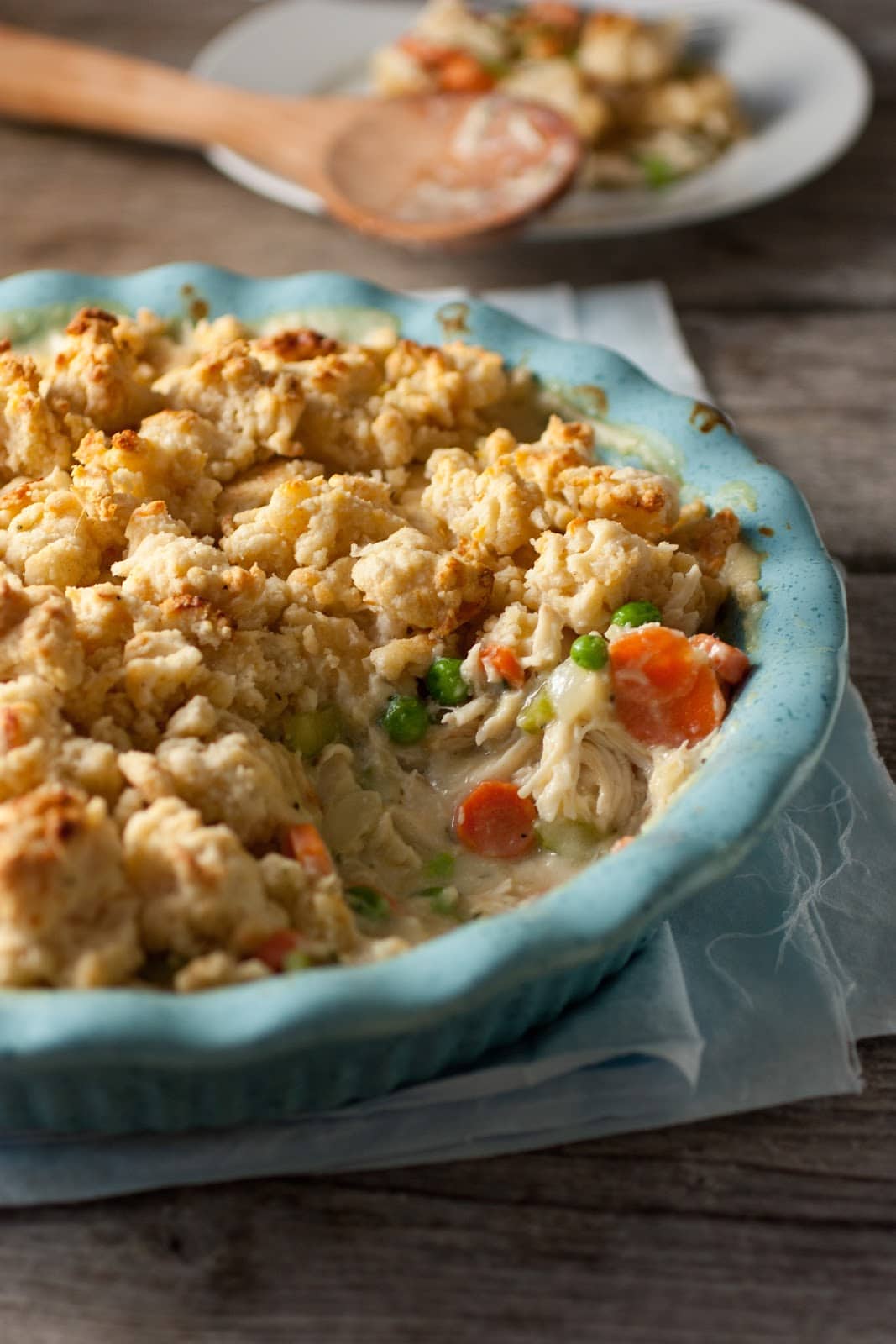 Chicken Pot Pie Crumble