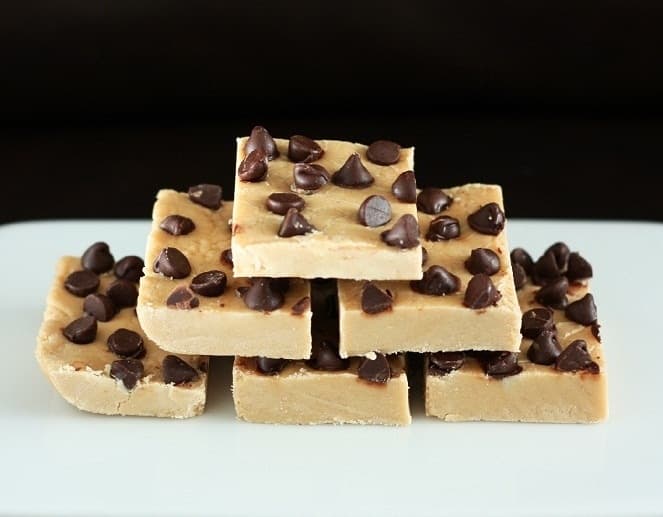 Chocolate Chip Cookie Dough Fudge