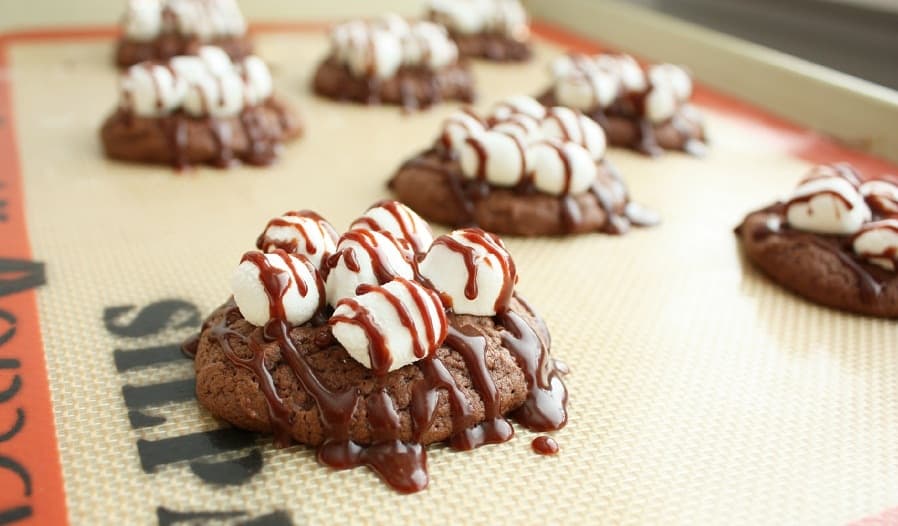 Marshmallow Brownie Cookies