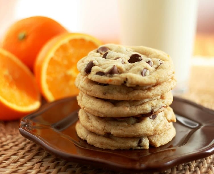Orange Chocolate Chip Cookies (tastes just like an Orange Milano, but better!)