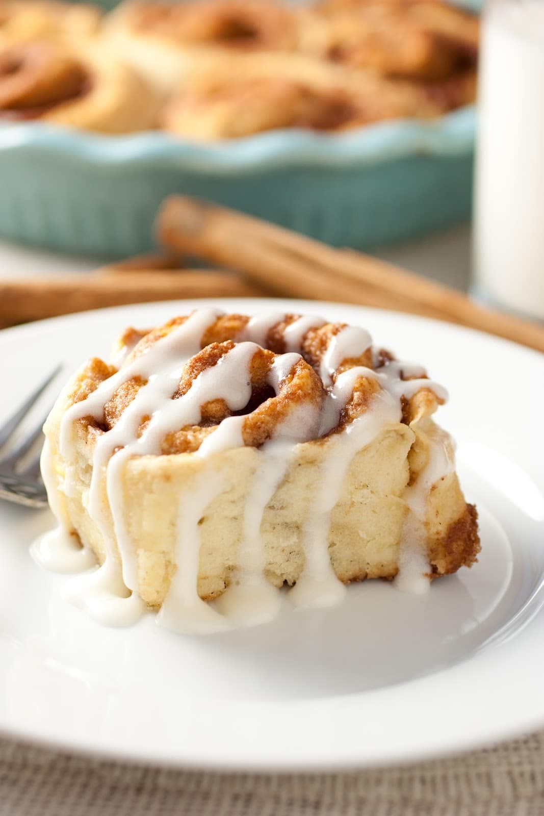 45 Minute Cinnamon Rolls {From Scratch}