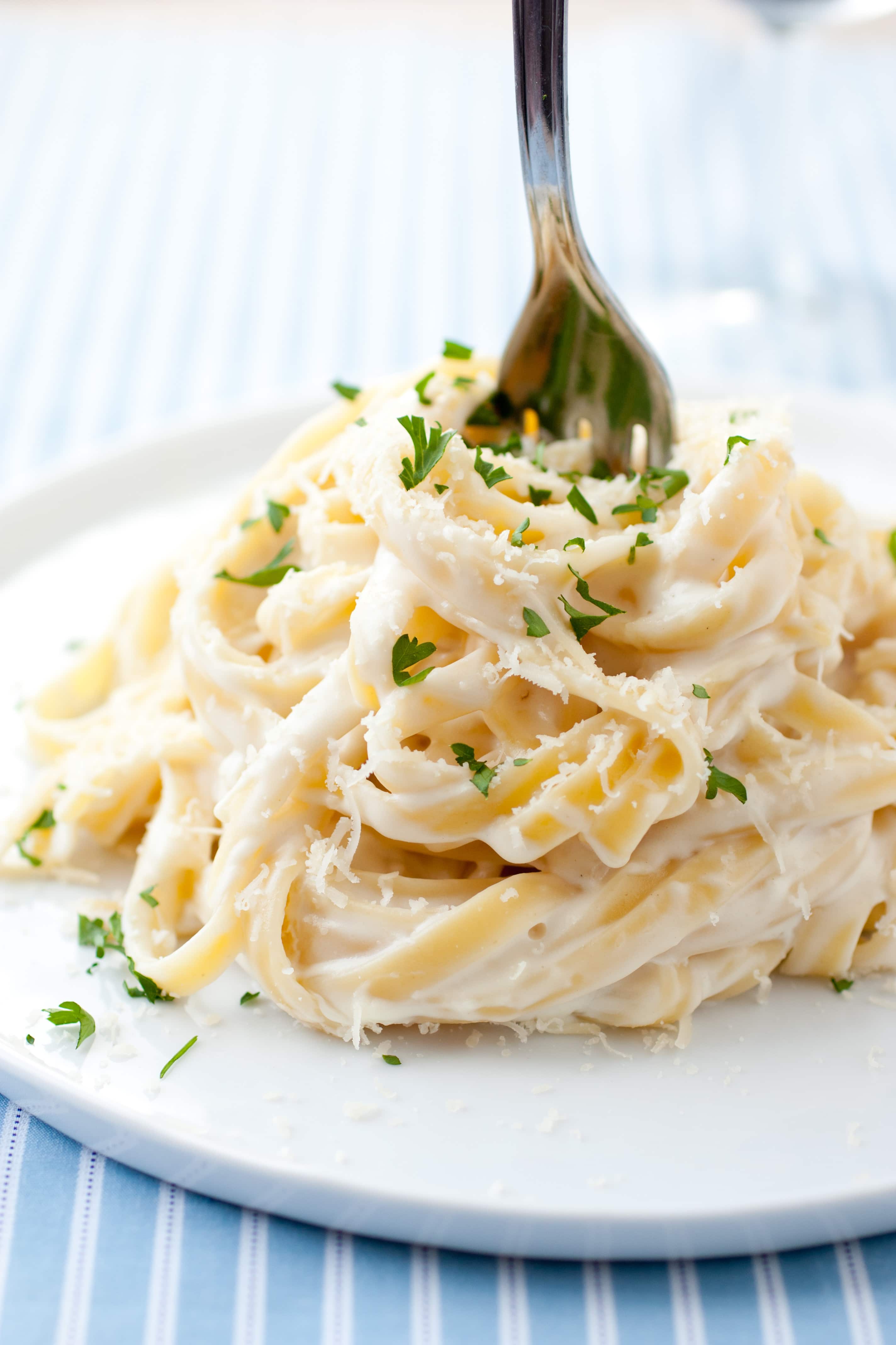 Light Fettuccine Alfredo