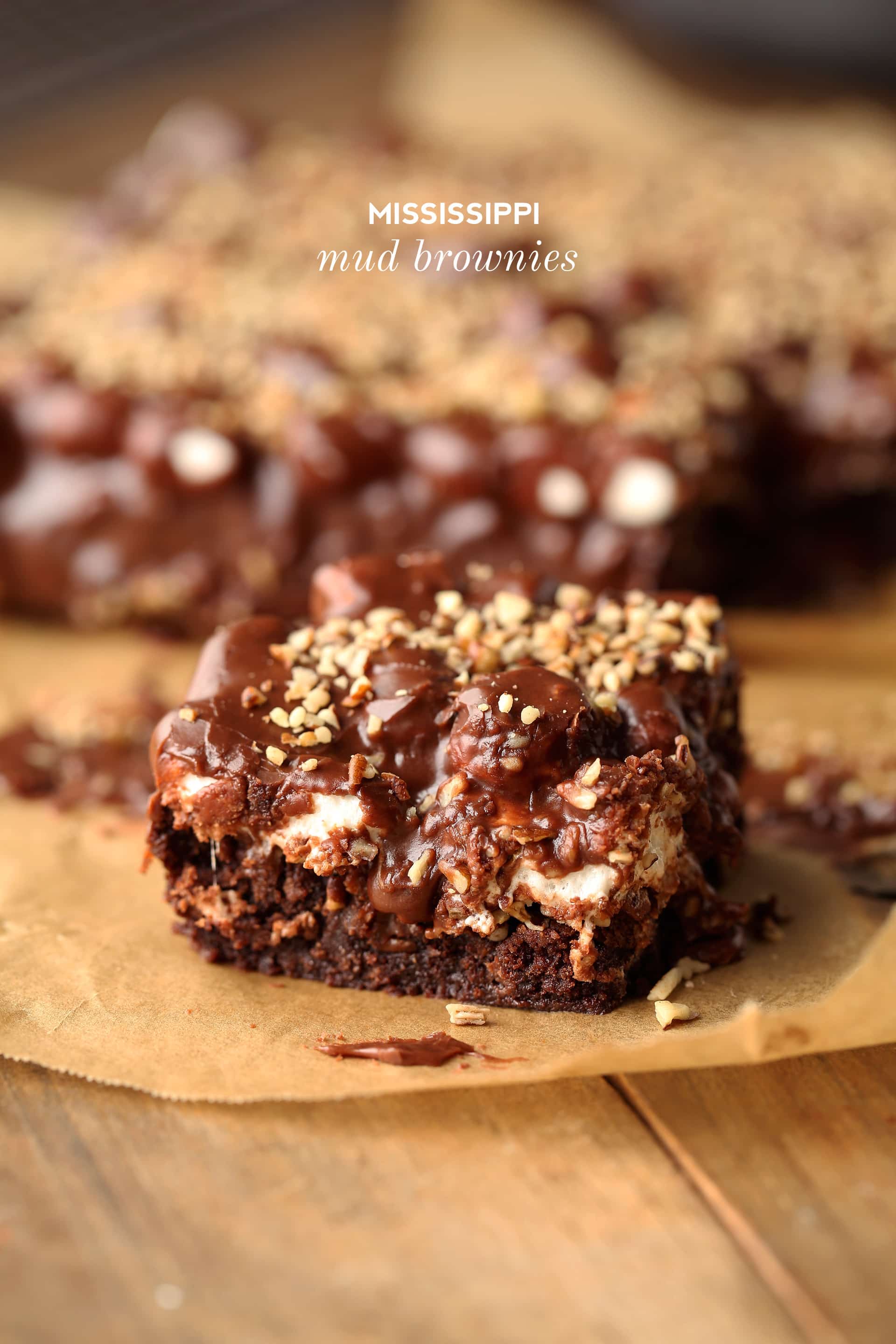 Mississippi Mud Brownies {AKA Frosted Marshmallow Brownies}